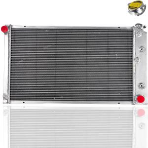 3 Row Aluminum Radiator For 1973-1986 Chevy/GMC C/K C10 C20 C30 K10 K20 K30 Truck 74 75 76 77 78 79 80 81 82 83 84 85 CC161 Radiators