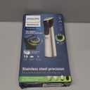 Norelco Philips Multigroom 7000 Series, All-in-One Trimmer, Beard Trimmer and Hair Clipper, 19-Piece Men's Grooming Kit for Beard, Head, Hair, Body, and Face, Soft Pouch, MG7910/49