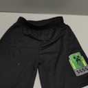 Minecraft Swim Trunks, Creeper Boys Swim Shorts, Gaming Kids Swimwear for Summer Size 7 Years Old, Black 