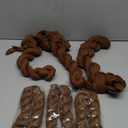 6 Pack Brown Cheesecloth Fall Table Runner 10ft Boho Gauze Fabric Cheese Cloth Table Runner 35 x 120 Inch Rustic Sheer Runner for Thanksgiving Wedding Decor Baby Shower Party Centerpiece Decoration