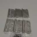 6 Pack Nickel Door Hinges Brushed Nickel 3 1/2 Interior Door Hinges Satin Nickel 3.5 Inch with 5/8 Radius Corners 3 "x 3 " Silver Hardware Controls JIW Garage Factory