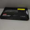 Wireless Keyboard and Mouse Combo, 2.4G Full Size Wave Keys Ergonomic Keyboard with Wrist Rest, Phone Holder, 3-Level DPI Adjustable Wireless Ergonomic Mouse for Windows, Mac Desktop/Laptop/PC(Black)