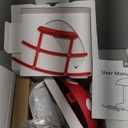 Smart Bird Feeder with Camera 2K Live Real-Time Alert AI Identify with 32G Card DIY Attachments Camera Bird Feeder Solar Powered Wireless Outdoor Birdwatching Gift for Birds Lover, Red