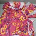 fun shack 70s Fancy Dress Women, Hippy Fancy Dress for Women, Womens Hippie Costume, Gogo Girl Costume Women (Large)