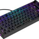 GLORIOUS Gaming GMMK PRO 75% Barebones Black (Frame Only) - Modular Mechanical Gaming Keyboard, TKL Size (75%), 3.3lb Frame, RGB, Fully Customisable, 5-Pin Switch Support