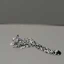 3D Printed Animal, 8.27" Articulated Snow Leopard, 3D Printed Toys, Figurine Desk Toy, Realistic Jointed Creature for Stress Relief & Office Decor, Unique Gift for Animal Lovers (Snow Leopard Toy)