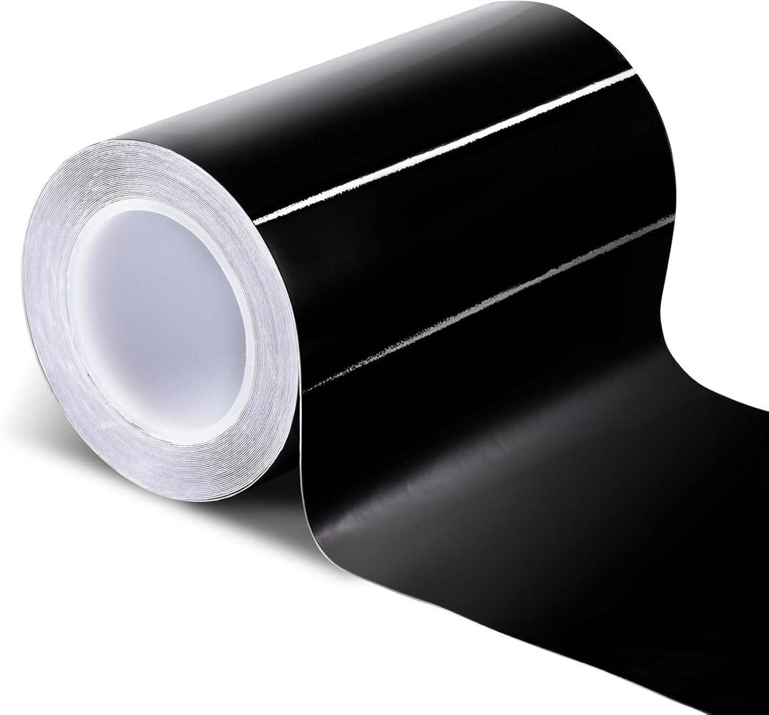 Spurtar Gloss Black Vinyl Wrap 4 Inch x 20ft Air-Release Adhesive Car Vinyl Tape Chrome Delete Wrap Roll DIY Car Exterior Decoration Door Edge Guard Vehicle Detailing Paper 10CM x 6M Spurtar Gloss Black Vinyl Wrap 4 Inch x 20ft Air-Release Adhesive Car Vinyl Tape Chrome Delete Wrap Roll DIY Car Exterior Decoration Door Edge Guard Vehicle Detailing Paper 10CM x 6M