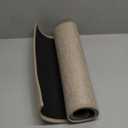 LEKEEPGO Door Mat 17"x29", Non Slip Door Mat Indoor Entrance, Rubber Backing Indoor Door mats Washable Absorbent Low-Profile Doormat Front Entryway Entry Resist Dirt Inside Door Mats, Khaki