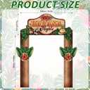 16 Pcs Hawaiian Theme Party Decorations Include Backdrop Banner Cardboard Conga Drum Paper Boxes Domino Inflatable Coconut Palm Tree Palm Leaves for Summer Tropical Photo Booth Props