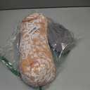 Buckwheat Neck Support Pillow Cervical Neck Cylinder Bolster Pillow,Buckwheat Hulls Adjustable Roll Pillow,Neck Pain Relief for Back and Side Sleepers Round Pillows for Lunch Break Orange, 6*15 inch