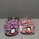 CuteBone Washable Female Dog Diapers 4 Pack Reusable Doggie Heat Diapers for Period FMG03S