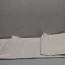 DUALIFE 100% Blackout Curtains 120 Inches Long 10 ft Tall, Extra Long Curtains Linen Textured Thermal Insulated Curtains & Drapes for Bedroom, Living Room - Taupe W50x L120