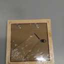 5x5 Picture Frames RED Solid Wood Frame, Plastic Panel (Film Needs to be Removed) Table or Wall.Front Window Opening 4.5x4.5 inch.