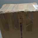 Scenekoy Vintage 66” Tall Floor Lamp for Living Room Bedroom, Resin Carved Standing Lamp with Faux Leather Shade, Adjustable Bulb, Rotary Switch Rustic Lamp for Home Decor (Light Brown)