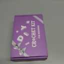 Auoinge Crochet Kit for Beginners Kids, Learn to Crochet Kits for Starters with Step-by-Step Video Tutorials, Knitting Kit for Adults, Amigurumi Family - Octopus Cow Frog (3 Pack)