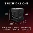 CHAUVET DJ Hurricane Bubble Haze Machine