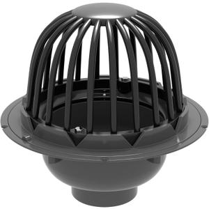 PROFLO PF42870 3" PVC Roof Drain with Plastic Dome - N/A