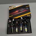 MIFMIA 𝟫𝟢𝟢𝟧 𝟫𝟢𝟢𝟨 Bulbs Combo High and Low Beam 6500K White 800% Brightness 40000LM, Non-Polarity Plug and Play with Fan, IP68 Waterproof Off-Road Lights, Pack of 4