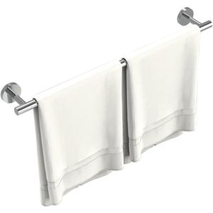 Towel Racks for Bathroom, 24 Inch Bathroom Towel Bar Wall Mounted, Heavy Duty Hand Towel Holder Organizer, Modern Home Decor Towel Rod, Brushed Nickel Single Bar