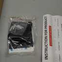 Shower Curtain Rod Adjustable 30-80" with Holder, Anti-Rust Shower Rod & Spring Tension Shower Rod No Drill, Black Shower Curtain Rod for Bathroom Tension Rod