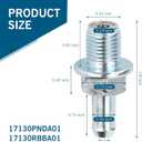 2 PCS PCV Valve 17130 PND A01 for Honda Accord Civic CRV Element Fit HRV Insight, Compatible with Acura ILX NSX RSX, Replaces 045 0357 17130 RBB A01, Includes Washer