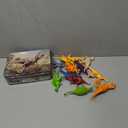 PLAYVIBE Dinosaur Toys for Kids 3-5  12 Realistic Small Dinosaur Figures with Metal Storage Box, Soft Dino Toy for Boys & Girls 5-7 Years Old  Toddler Boy, Animal Dino Toys