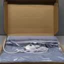 Heated Mattress Pad Mini Twin Size, 31.5" x 63" Electric Mattress Pad with Digital Controller, 9 Heat Settings, 1-6 Hours Auto Shut Off, Fast Heating, Machine Washable, Gray