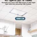 Sunco 30 Pack T8 LED 4FT Tube Light Bulbs Ballast Bypass Fluorescent Replacement, 5000K Daylight, 15W, Clear Cover, Retrofit, Single Ended Power (SEP), Commercial Grade UL