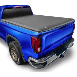 Tyger Auto T1 Soft Roll-up Truck Bed Tonneau Cover Compatible with 2019-2025 Chevy Silverado GMC Sierra 1500 (Not Fit 19 LD; 19-25 Classic) | 5'10" (70") Bed | TG-BC1C9053