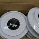 Mint Collection Plates, White, Combo 24-7.5" + 12-10", Case of 288 (8 packs x 36)