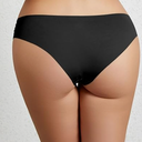 Jaywan  Panties for Women Cheeky Seamless Low Rise Lace Back Underwear 4  Pack M
