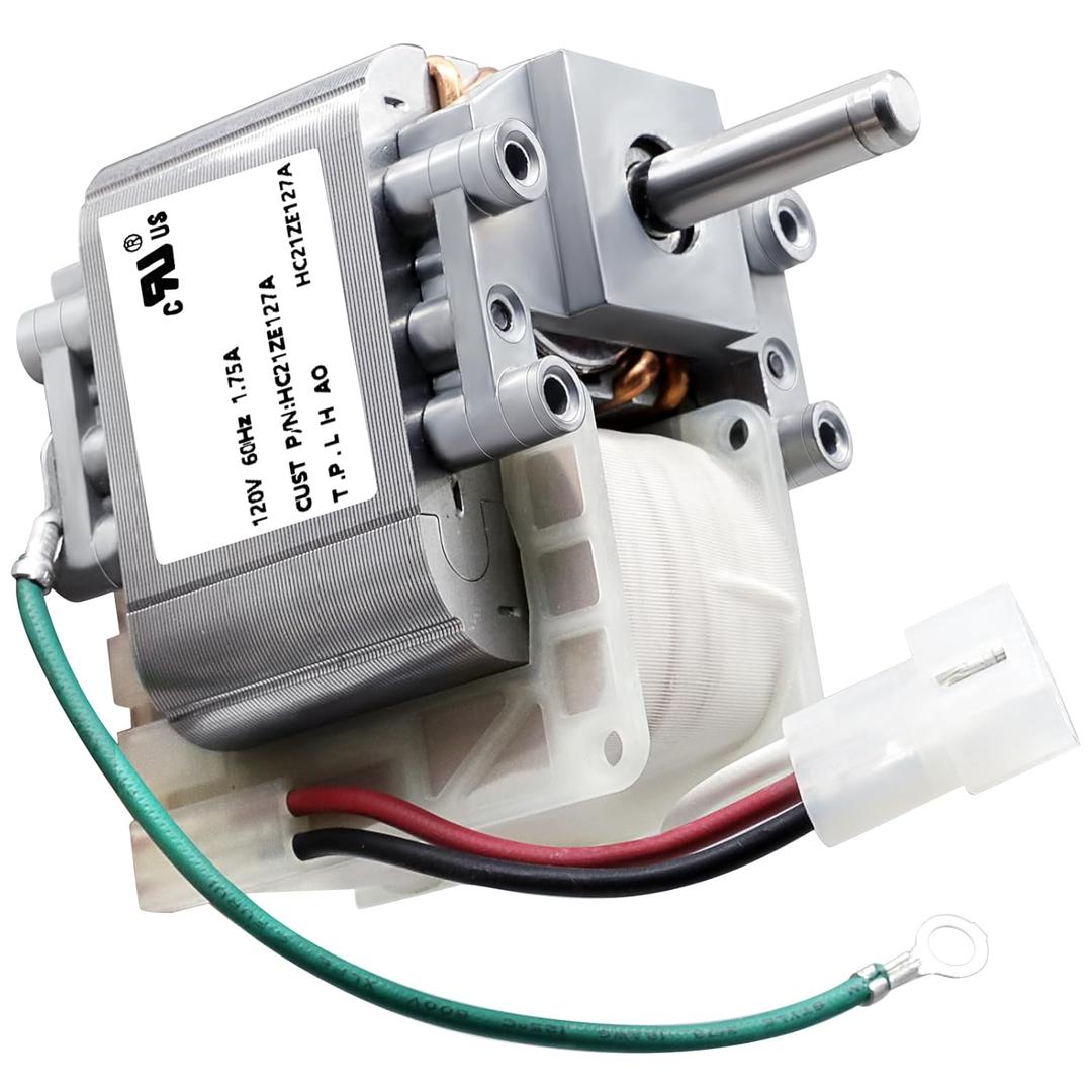 Hiorucet Furnace Draft Inducer Motor/Exhaust Vent Venter Motor for Carrier, Bryant, Payne, HC21ZE127A, HC21ZE127, Jackel J238-150-15217 Exhaust Fan Blower Motor Replacement, 120V, 60Hz, 3000RPM.