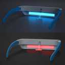 Red Light Therapy Glasses 670nm  Eye Comfort & Visual Wellness, Blue Light Therapy Support for Sleep, Circadian Rhythm, Jet Lag & Seasonal Mood, Red & Blue (2-in-1)