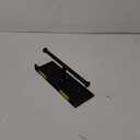 Double Roll Toilet Paper Holder with Shelf Solid Brass and Superior Hotel Style Tissue Dispenser Spared Storage Matte Black Finish