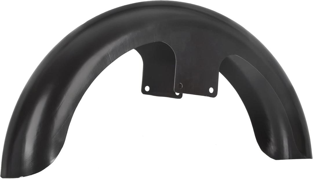 KUAFU 21" Front Fender Compatible with 1965-2013 Harley Davidson Electra Glide/Road Glide/Road King/Street Glide/Tour Glide/Tri Glide Wrap Motor Mudguard