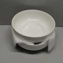 MALACASA Serving Bowls, 114 OZ(10") Extra Large Salad Bowls Set of 2, Porcelain White Serving Bowls for Salad, Soup, Pasta and Dinner, Large Ceramic Bowl Set for Entertaining, Series REGULAR