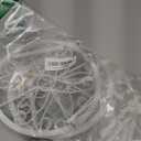 Maxona 2 Pack 7.9 inch White Color Round Shape Metal Plant Stands-Sturdy Flower Pot Shelf for Various Plants, Strong Anti-Rust Iron Support, Decorative Display Racks for Indoor and Outdoor Garden