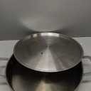 DELARLO Tri-Ply Stainless Steel 6 Quart Braiser Pan with Lid Induction Rondeau Pot With Lid 12inch Deep Frying Pan Large Saute Pan Heavy Duty Style Compatible With All Cooktops Up to 650