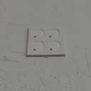 ATUVOS Air Tracker Tags-4 Pack, Bluetooth Luggage Tracker Works with Apple Find My APP (iOS Only, Not for Android), Keys Finder and Item Locator for Luggage, Backpack, Suitcases, Replaceable Battery, white