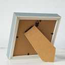 5x5 Blue Beige Square Picture Frame, 5x5 Resin Photo Frame, Wall and Desktop Display Picture Frame, Plexiglass