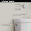 Cadet Touchless 1.28 GPF Single Flush Toilet Tank Only
