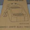 Cat Ramp for Litter Box,White Plastic Cat Ramp Fit for Automatic Litter Box,Double Layer Steps with Non-Slip Rubber Feet, Step for Small & Elderly Cats