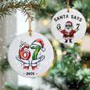 67 Ornament | 67 Christmas Ornament | The Year of 6 7 | Trending Six Seven | 6 7 Funny Keepsake | Funny Meme Gifts for Christmas | Six Seven Gift