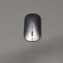 TECKNET Bluetooth Wireless Mouse, BT5.0/3.0 & 2.4GHz Rechargeable Computer Mouse, Silent Mice,4000DPI Portable USB Mice for Laptop, MacBook Pro/Air,iPad (Silver)