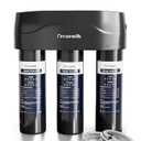 Dreamwills SJ10 8-Stage Under Sink Water Filter System, Up to 18-Months | High-Flow 1.3 GPM Under Counter Water Filtration for Kitchen/Apartment, Reduce Lead, PFAS, Fluoride, Chlorine, Chloramine