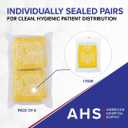 AMERICAN HOSPITAL SUPPLY Non-Slip Hospital Socks, Anti-Skid, Anti-Slip Gripper Socks for Medical or Home Use, 6 Pairs (Yellow, X-Large, Yellow)