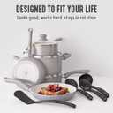 GreenLife 16 Piece Nonstick Pots & Pans (2026 Upgrade) Induction Set, 16 Piece Cookware Set