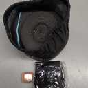 Travel Pillow Neck Pillow for Airplane Travel Essentials - Memory Foam Travel Neck Pillow, Stops Head Bobbing With Eye Mask & Earplugs, Portable Carry Bag for Long Flights| Airplane Accessories Black (Black (Medium Size))