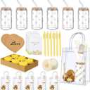 MotiMind 6 Sets Daisy Baby Shower Prizes for Game Players Baby Shower Winners Guest Gifts Candle Tumbler Coaster Pen Gift Bag Wedding Bridal Game Prizes Party Favors