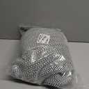 Americanflat 50x60 Throw Blanket - Soft and Breathable Cotton Throw Blanket for Couch, Bed, Chair - Decorative Blankets Perfect for Home or Outdoor Use - Cloud Grey and White Mini Diamond Design